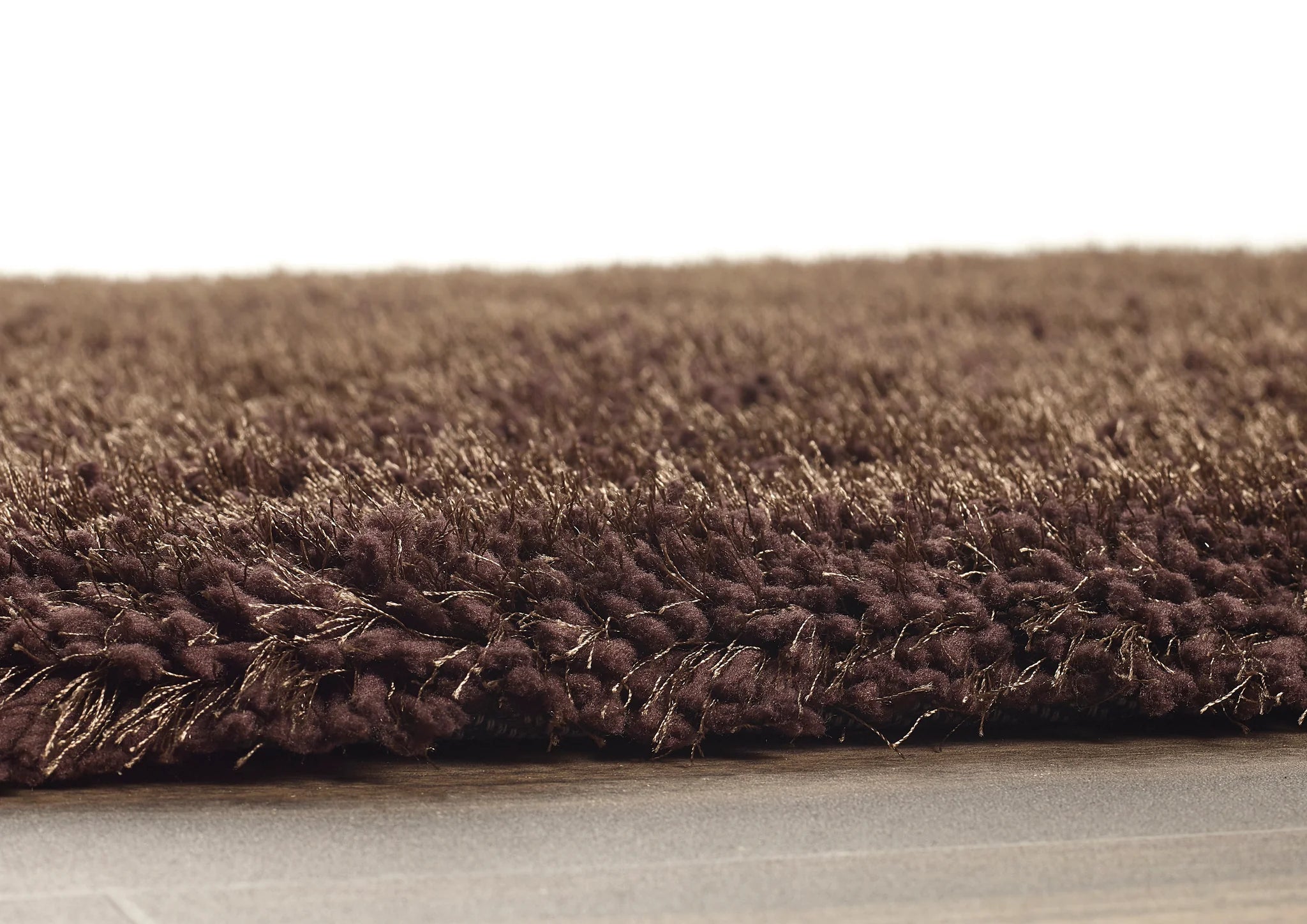 Chicago Shaggy Rug, Chocolate 110 x 160cm,133cm Circle,140 x 200cm,160 x 230cm,200 x 290cm,67 x 200cm,90 x 150cm