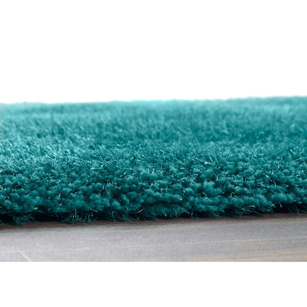 Chicago Shaggy Rug, Dark Teal 110 x 160cm,133cm Circle,140 x 200cm,160 x 230cm,200 x 290cm,67 x 200cm,90 x 150cm