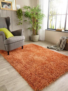Chicago Shaggy Rug, Rust 110 x 160cm,133cm Circle,140 x 200cm,160 x 230cm,200 x 290cm,67 x 200cm,90 x 150cm