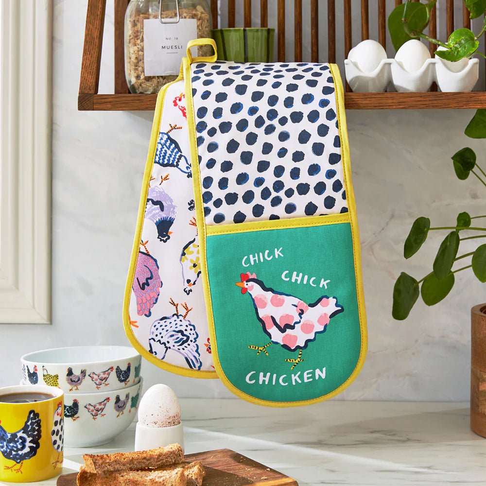 Chick Chicken Double Oven Glove - Angela Reed - 