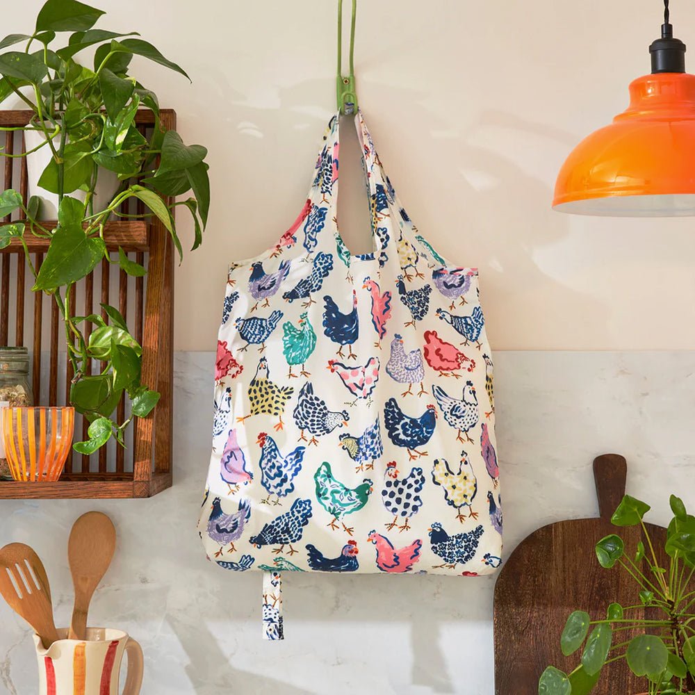 Chick Chicken Packable Bag - Angela Reed - 