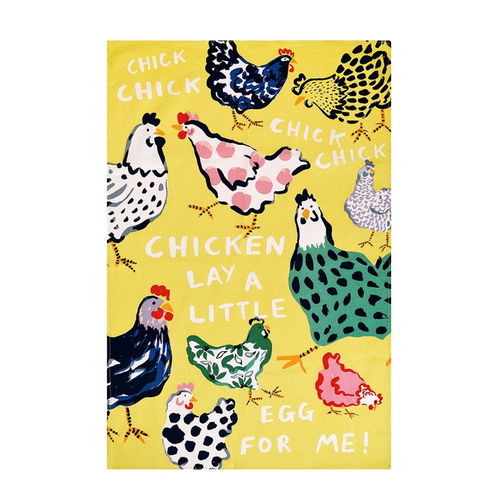 Chick Chicken Tea Towel - Angela Reed - 