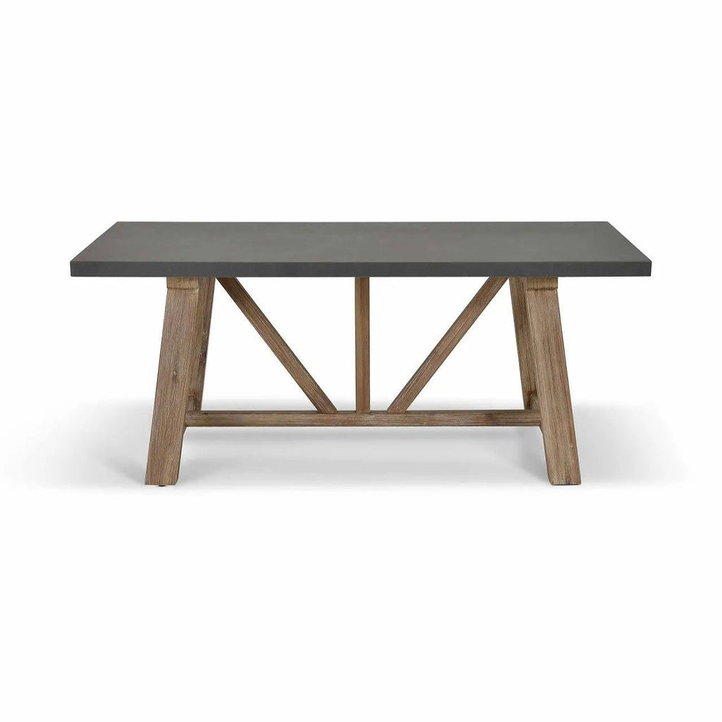 Chilford Dining Table, Grey Slate Medium,Large