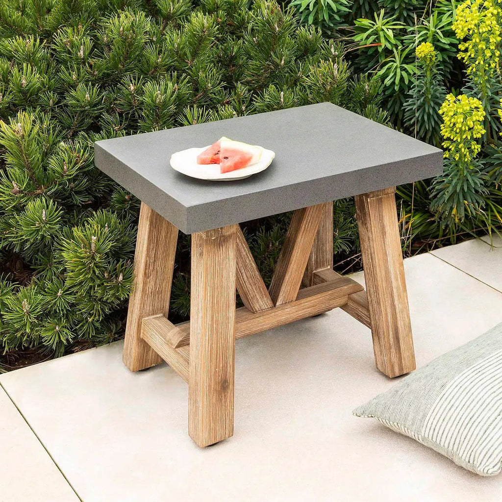 Chilford Stool Grey Slate