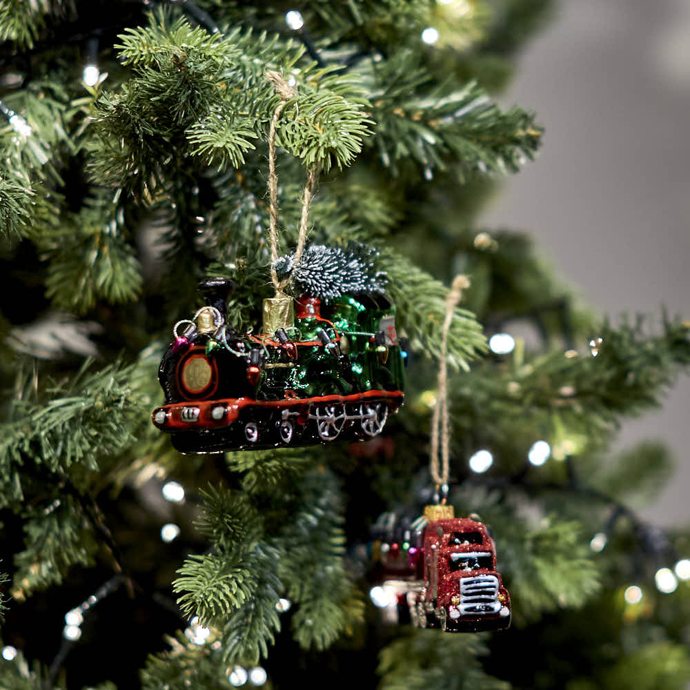 Christmas Express Train Shaped Bauble