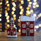 Christmas Heart House Tea - light House - Angela Reed - 