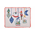 Christmas Ornaments Cotton Placemats, 2 Pack