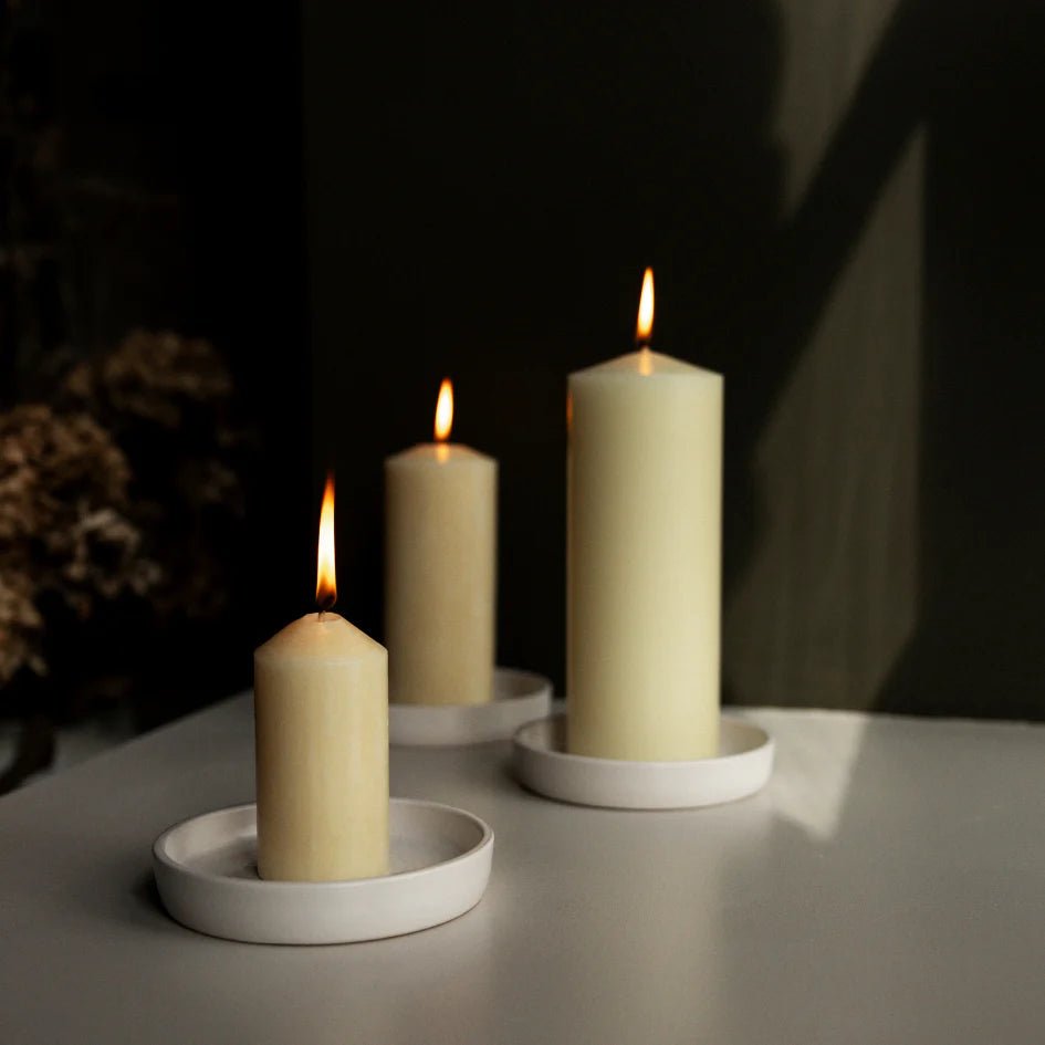 Church Pillar Candle 2" x 4" - Angela Reed - 