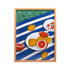 Citrus Plate Framed Artwork - Angela Reed - 