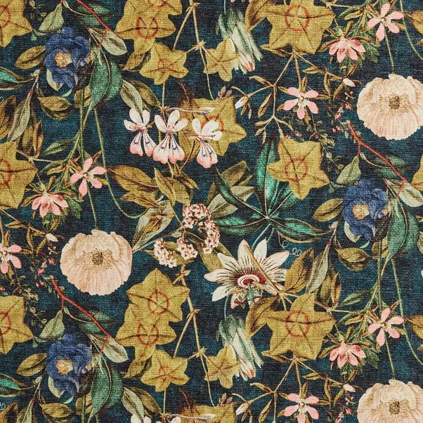 Clarke & Clarke Passiflora Washable, Forest 76 x 150cm,120 x 170cm,152 x 230,185 x 290cm,61 x 230cm runner