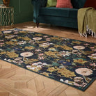Clarke & Clarke Passiflora Washable, Forest 76 x 150cm,120 x 170cm,152 x 230,185 x 290cm,61 x 230cm runner