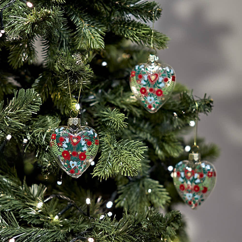 Clear Alpine Glass Heart