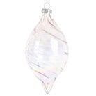Clear Glass Ribbed Finial