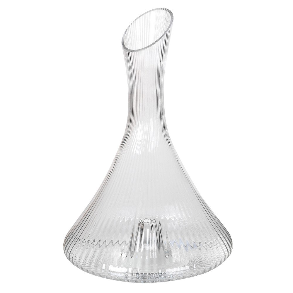 Clear Ribbed Carafe - Angela Reed - 