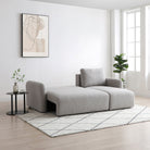 Cloud Corner Sofa Bed, Natural Fabric