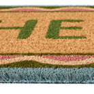 Coir Hello Scallop Door Mat - Angela Reed - 