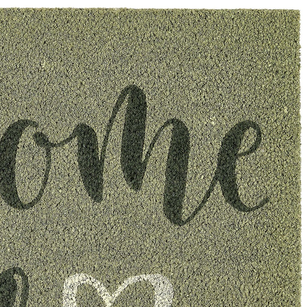 Coir Welcome Door Mat, Sage - Angela Reed - 