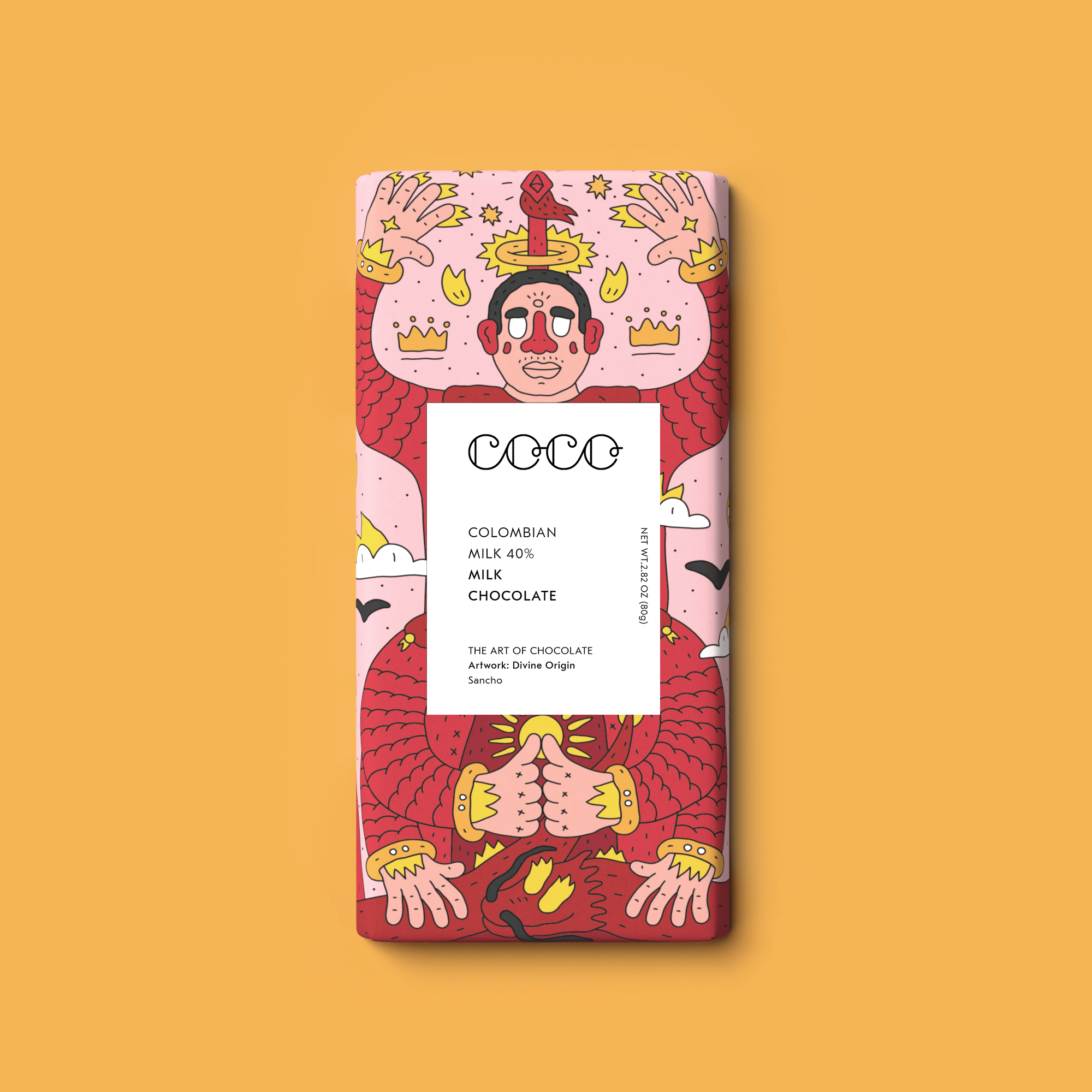 Colombian Milk Chocolate Bar, 80g