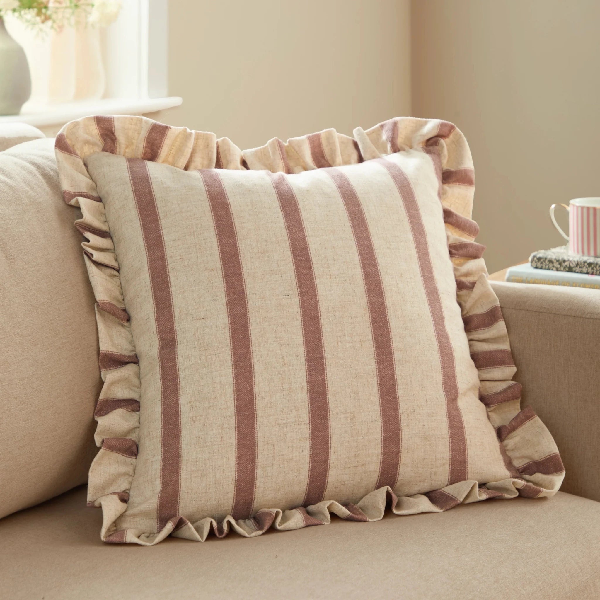Connie Cushion in Clay