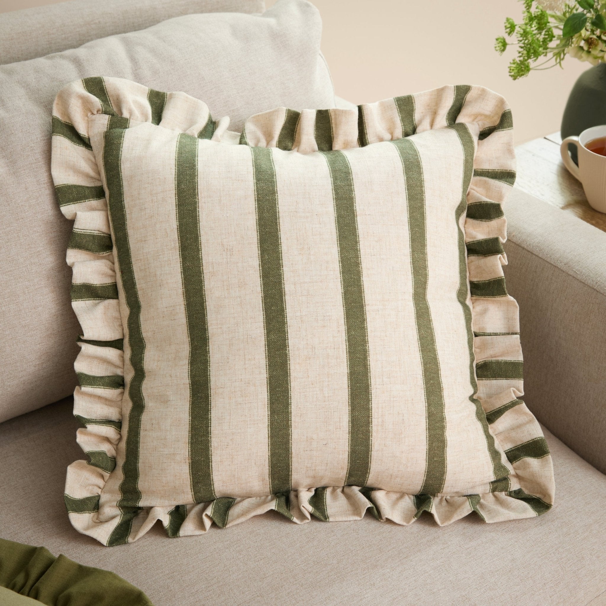 Connie Cushion in Moss