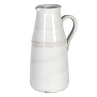 Cream Distressed Ceramic Jug