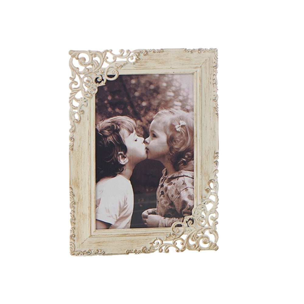 Cream Lace Photo Frame, 4 x 6"