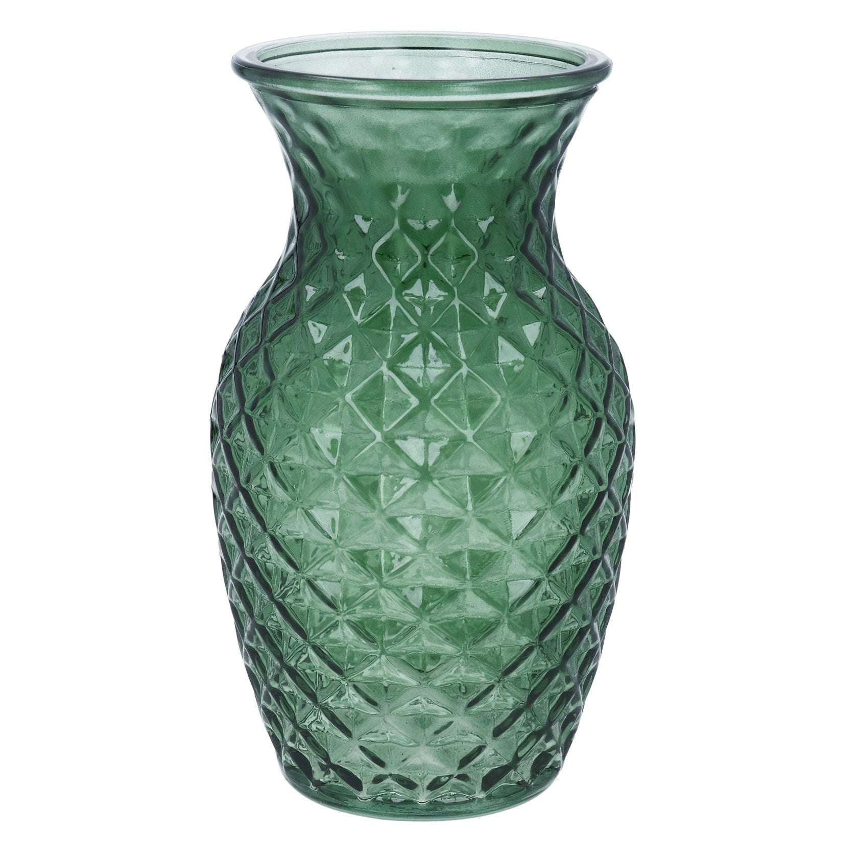 Crystal Cut Bud Vase Blue,Green