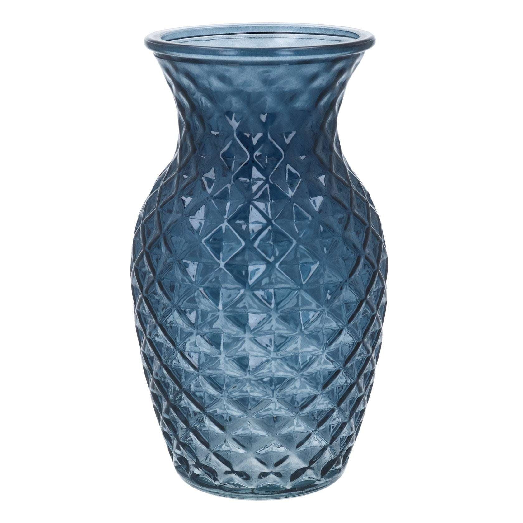 Crystal Cut Bud Vase Blue,Green
