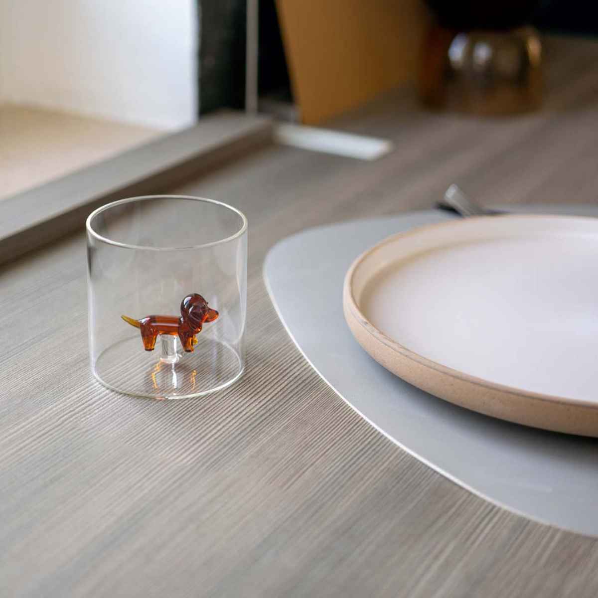Dachshund Glass Tumbler
