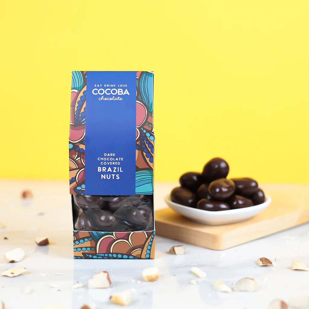 Dark Chocolate Covered Brazil Nuts 175g