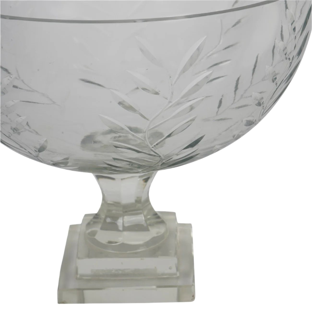 Decorative Glass Cut Bowl