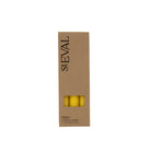 Dinner Candles, Pack of 6, Ochre