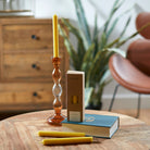 Dinner Candles, Pack of 6, Ochre