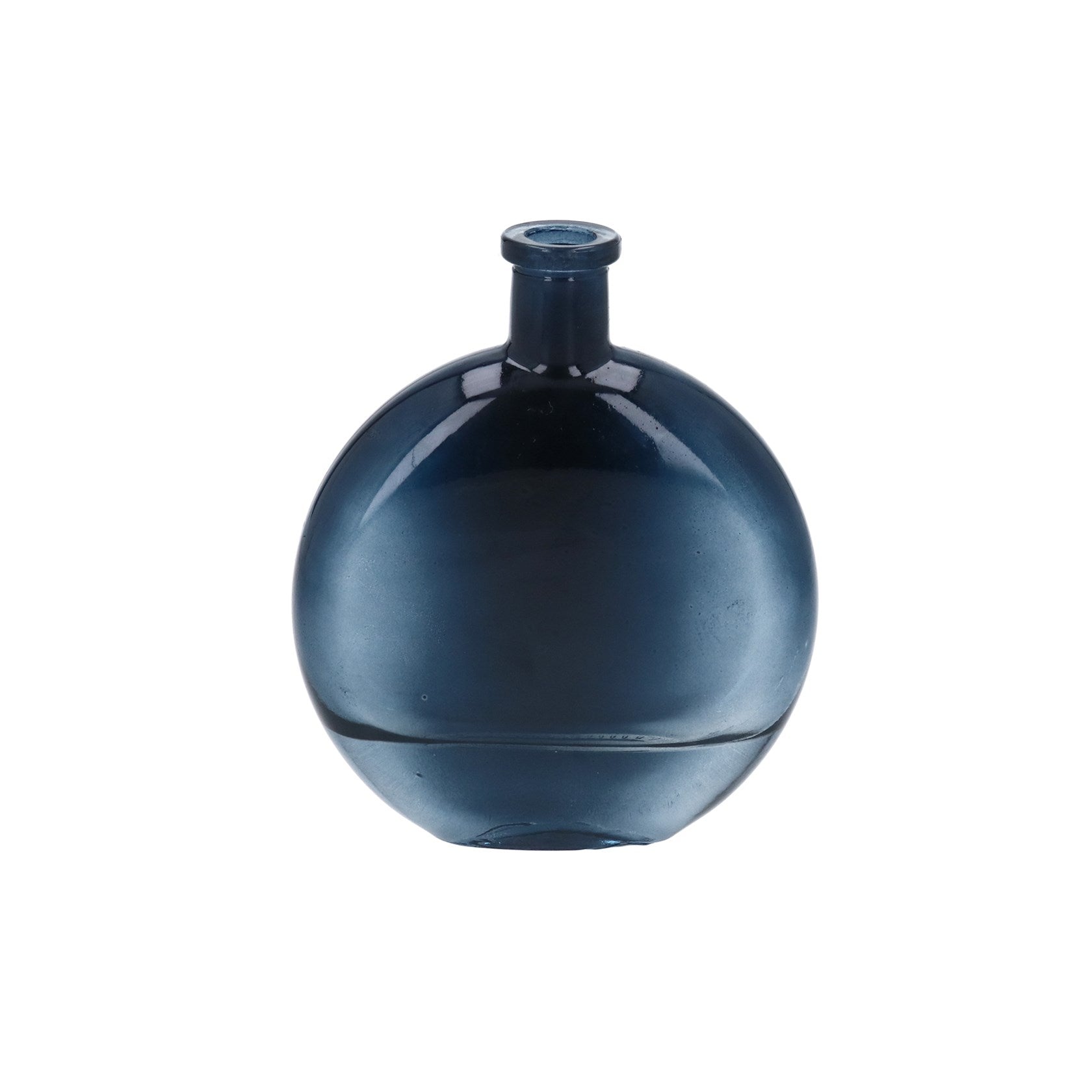 Disc Shaped Bud Vase Blue,Green