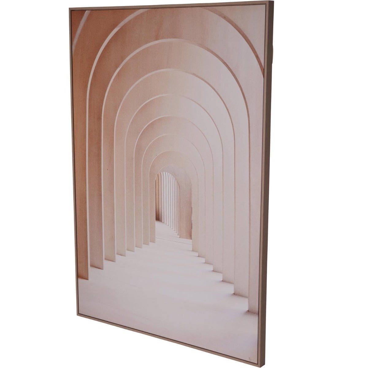 Distant Arches Framed Canvas