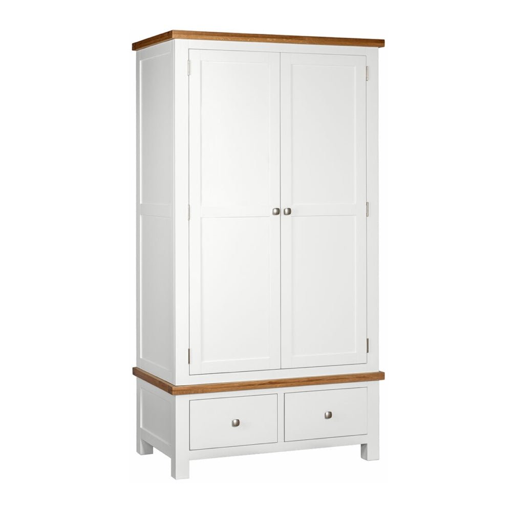 Dorset Double 2 Drawer Wardrobe - Angela Reed - 