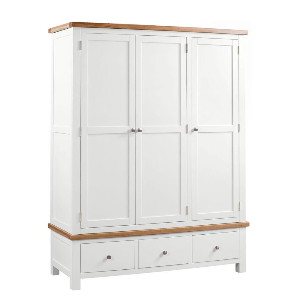 Dorset Triple 3 Drawer Wardrobe - Angela Reed - 