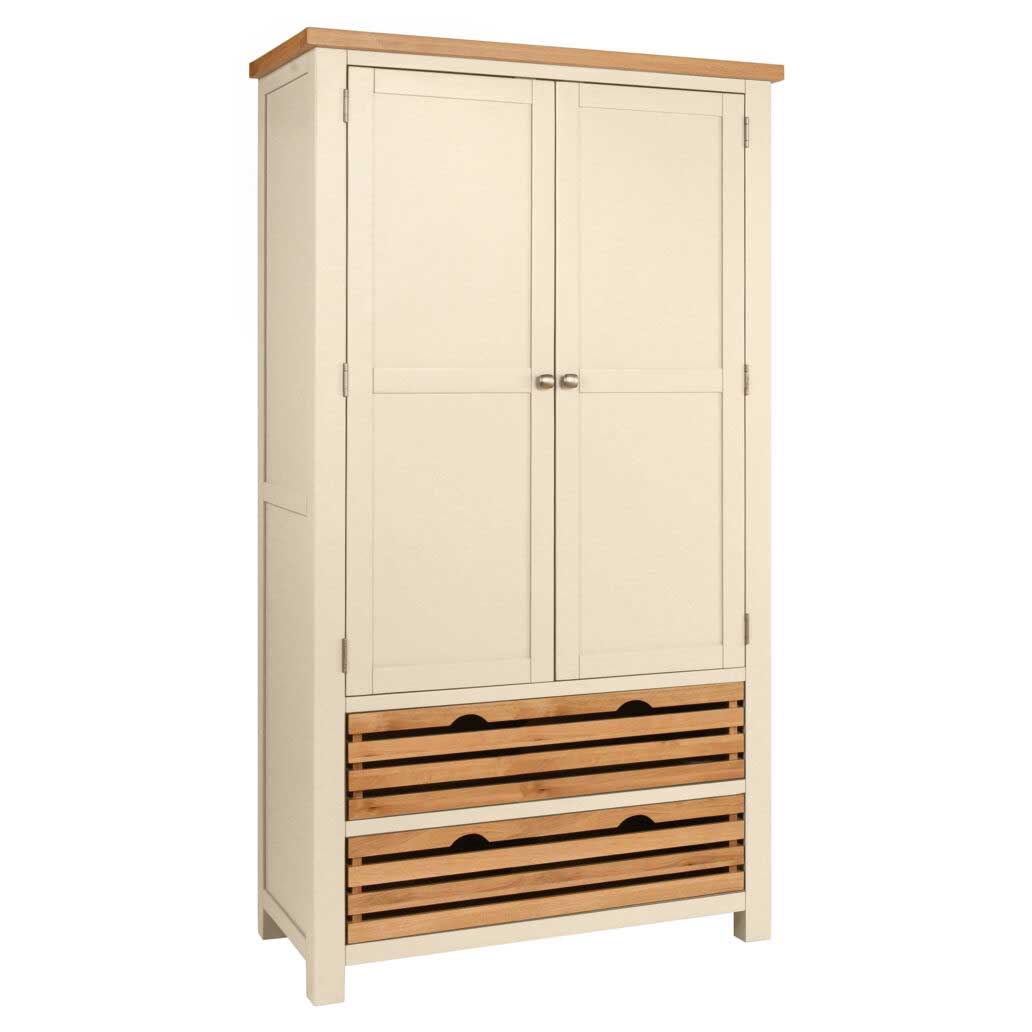 Double Larder Cupboard Ivory (Standard),Moon Grey (+15%),White (+15%)