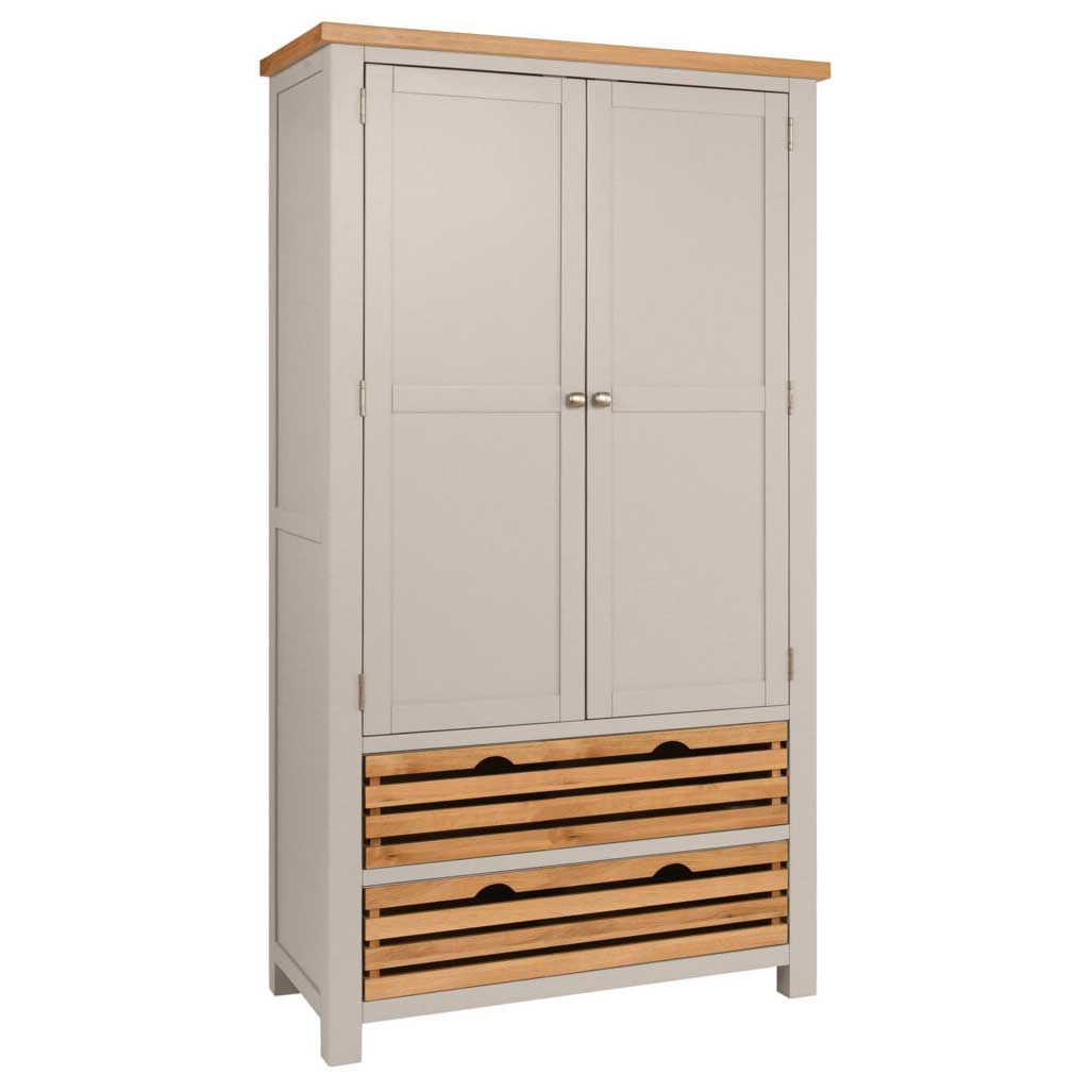 Double Larder Cupboard Ivory (Standard),Moon Grey (+15%),White (+15%)