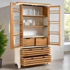 Double Larder Cupboard Ivory (Standard),Moon Grey (+15%),White (+15%)