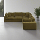 Eden 4 Seat Corner Sofa Manolo Mist,Manolo Seaspray,Manolo Dusk,Manolo Wheat