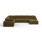 Eden 5 Seat Corner Sofa Manolo Mist,Manolo Seaspray,Manolo Dusk,Manolo Wheat