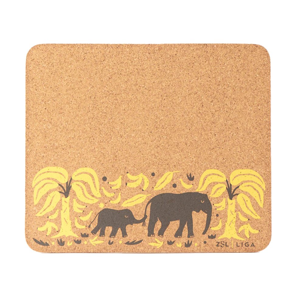 Elephant & Bananas Cork Placemats - Angela Reed - 