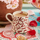 Emma Bridgewater L.O.V.E Polka Red Half Pint Mug