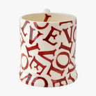 Emma Bridgewater L.O.V.E Polka Red Half Pint Mug
