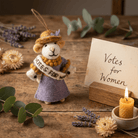 Emmeline the Suffragette Mouse Hanging Decoration