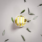 Espresso Striped Cups, Beach Yellow