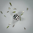 Espresso Striped Cups, Gentle Green