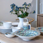 Extra Large Hand Made Oval Dish, Rainbow