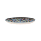 Extra Large Hand Made Oval Dish, Rainbow